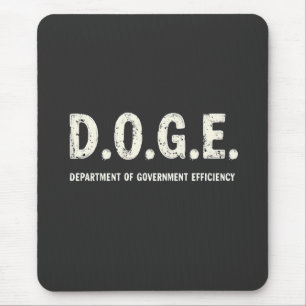 Department Of Government Efficiency Doge Dog Mouse Mat