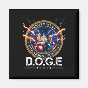 Department Of Government Efficiency Doge Trump 47t Magnet