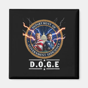 Department Of Government Efficiency Doge Trump Magnet