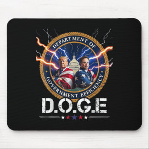 Department Of Government Efficiency Doge Trump Mouse Mat