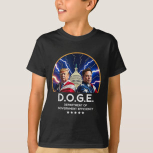 Department Of Government Efficiency Doge Trump T-Shirt