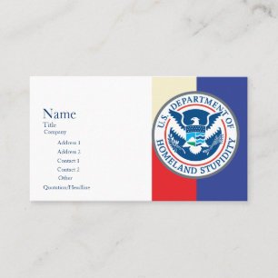 Department of Homeland Stupidity Cards