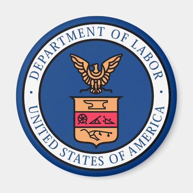 Department of Labour Magnet (Front)