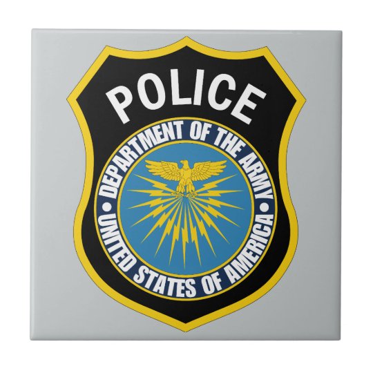 Department of the Army Police Tile | Zazzle.co.uk