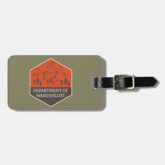 Department of Wanderlust Luggage Tag
