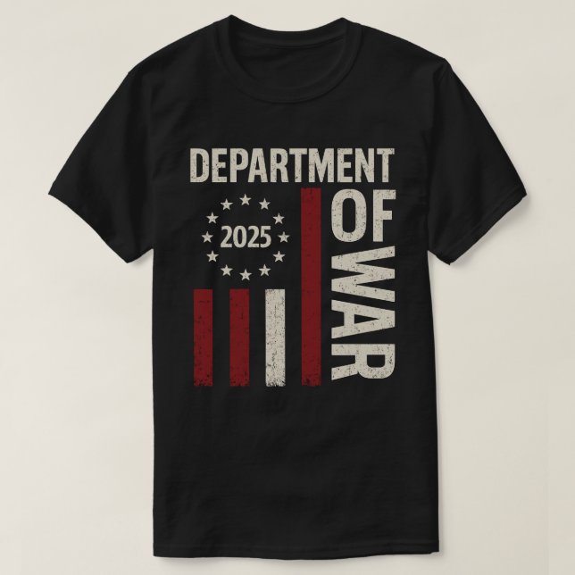 Department of War 2025 T-Shirt (Design Front)