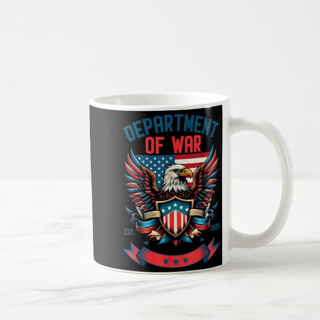 Department Of War Established 2025 Dow  Coffee Mug (Right)