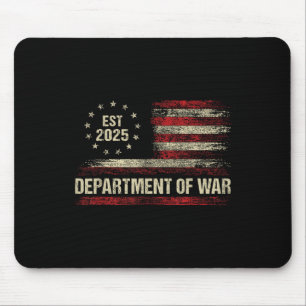 Department Of War Established 2025 Re-established  Mouse Mat