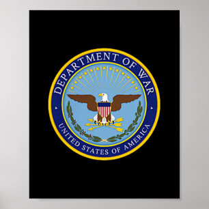 Department Of War Established 2025 Re-established Poster