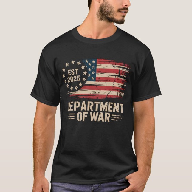 Department Of War Established 2025 T-Shirt (Front)