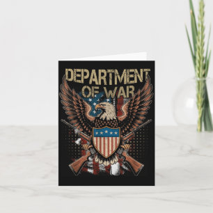 Department Of War Shirt Established 2025 Re-establ Card