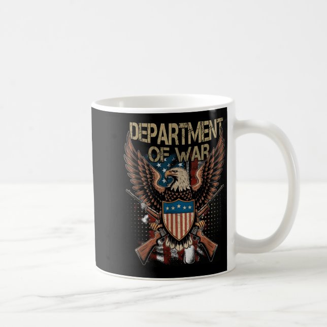 Department Of War Shirt Established 2025 Re-establ Coffee Mug (Right)