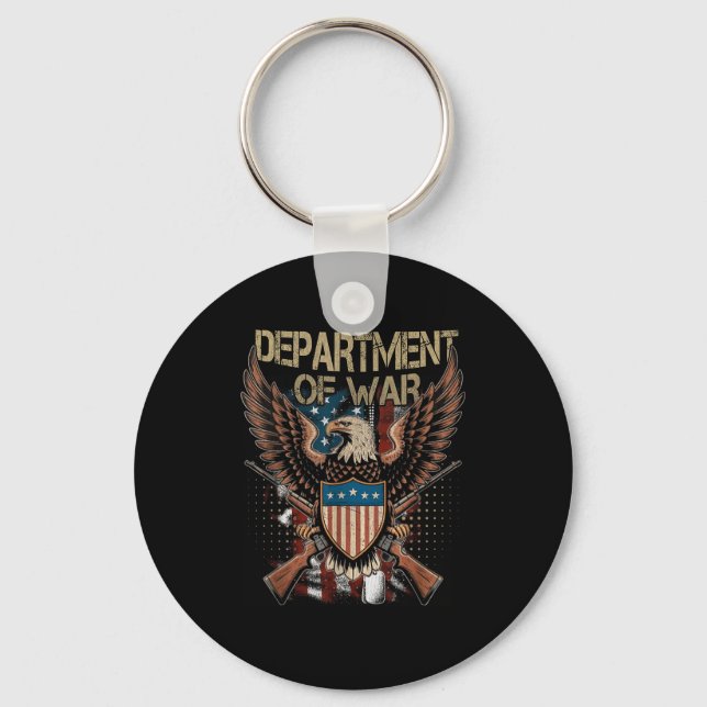 Department Of War Shirt Established 2025 Re-establ Key Ring (Front)