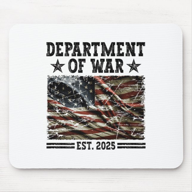 Department Of War Usa Camouflage Flag Department O Mouse Mat (Front)