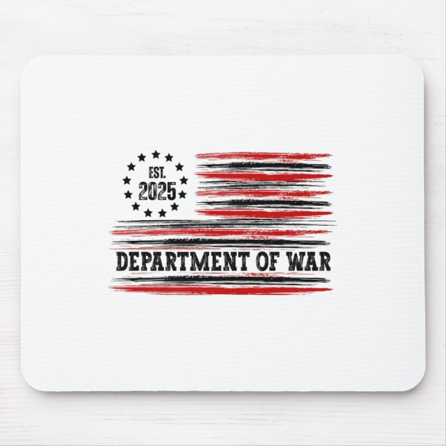 Department Of War Usa Camouflage Flag Department O Mouse Mat (Front)