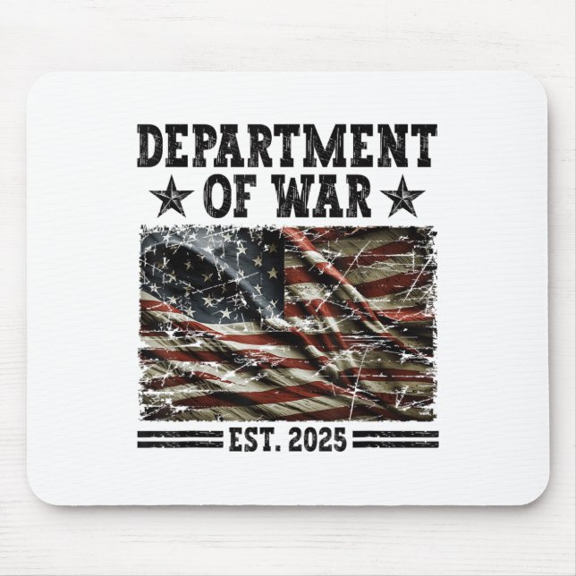 Department Of War Usa Camouflage Flag Department O Mouse Mat (Front)