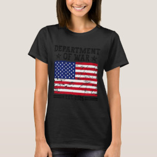 Department Of War Usa Camouflage Flag Department O T-Shirt