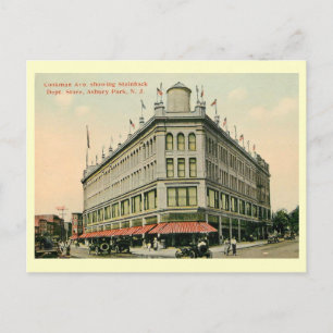 Department Store, Asbury Park, New Jersey Vintage Postcard