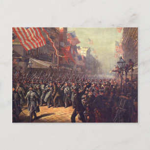 Departure for War Postcard