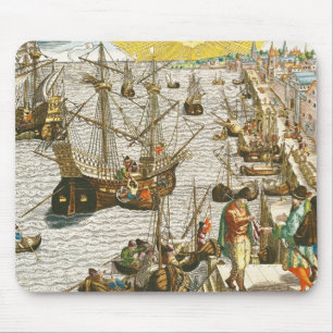 Departure from Lisbon for Brazil Mouse Mat