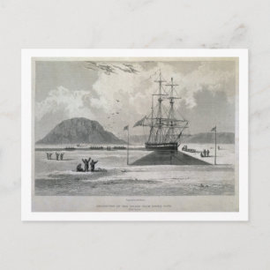 Departure of the boats from Hecla Cove, June 21, 1 Postcard