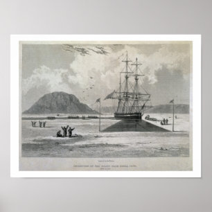 Departure of the boats from Hecla Cove, June 21, 1 Poster