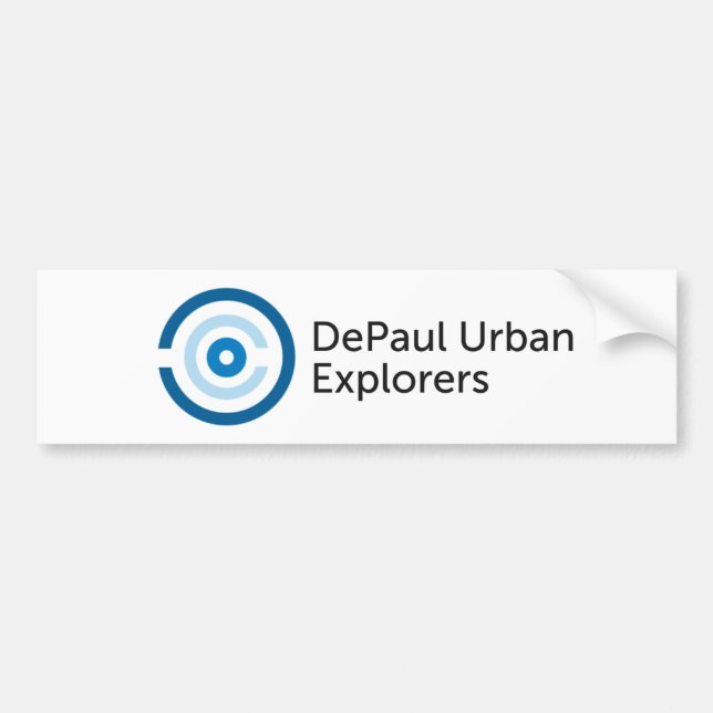 DePaul Urban Explorers Bumpersticker Bumper Sticker (Front)
