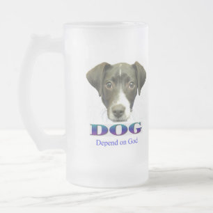 Depend on God Frosted Mug