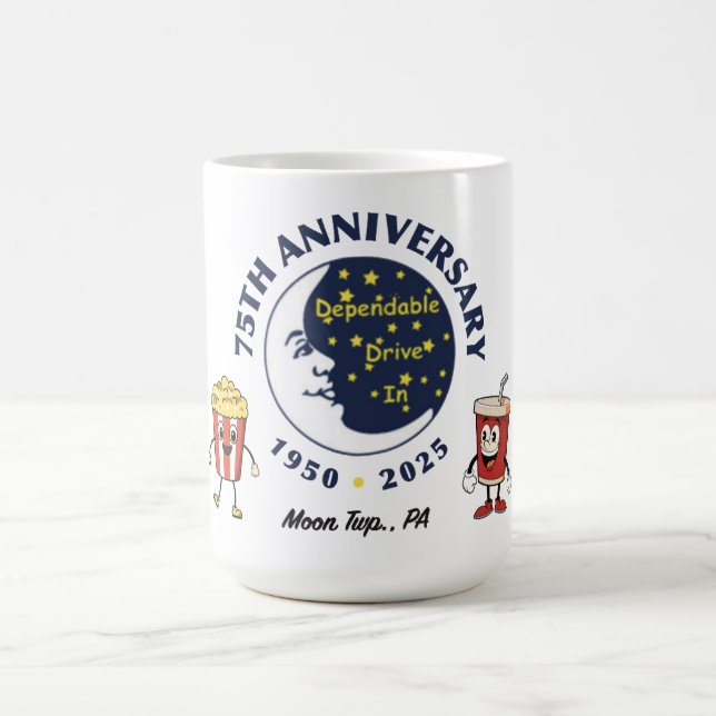 Dependable Drive In 75th Anniversary Mug (Center)
