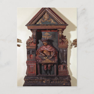 Depicting St. Crispin at his Workbench Postcard