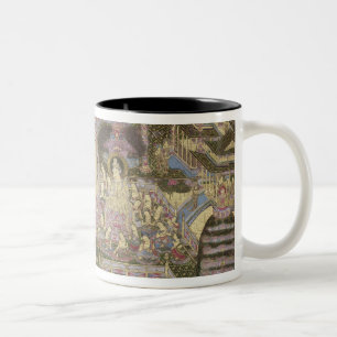 Depiction of Spiritual and Material Worlds Two-Tone Coffee Mug