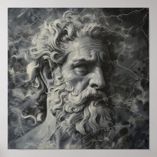 Depiction of Zeus  Poster