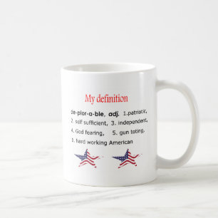 Deplorable, my definition coffee mug