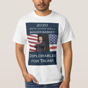Deplorable's for Trump 2020 T-Shirt