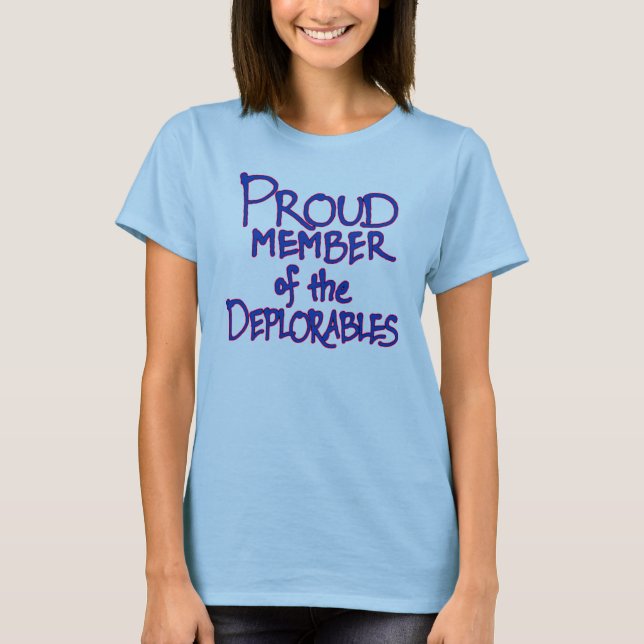 Deplorables Ringers T-Shirt (Front)