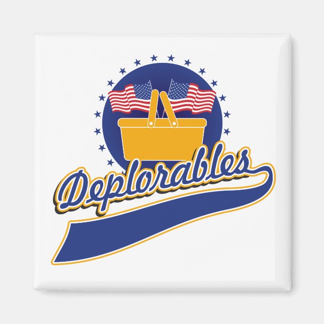 Deplorables Team Logo Magnet (Front)