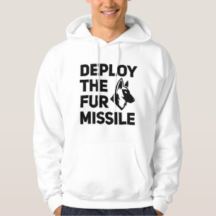 Deploy The Fur Missile Malinois Hoodie