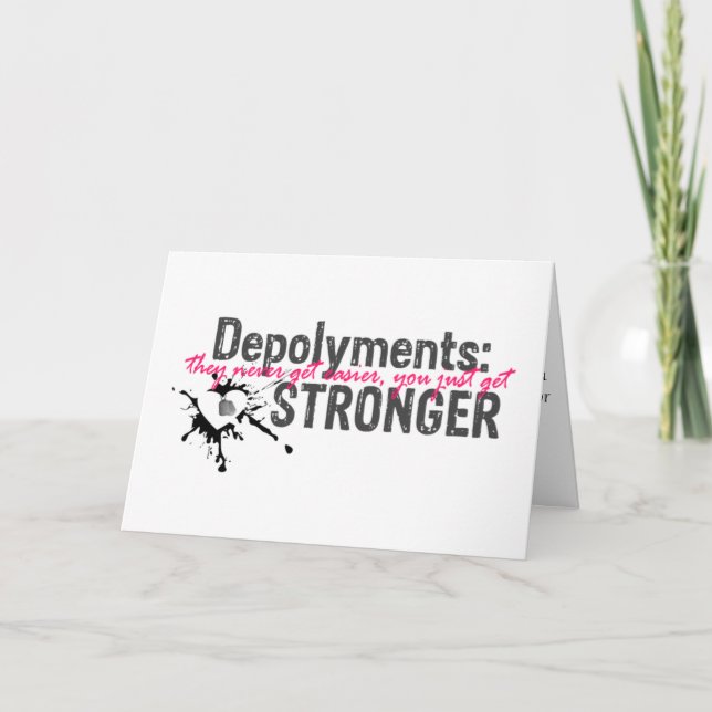 Deployments you get STROnGER card (Front)