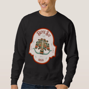 Depoe Bay OR Thunderbird Totem Pacific Northwest N Sweatshirt