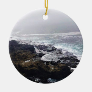 Depoe Bay, Oregon Ceramic Tree Decoration