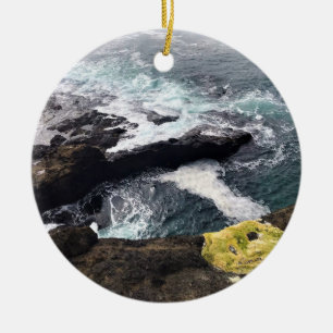 Depoe Bay, Oregon Ceramic Tree Decoration