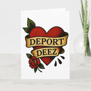 Deport Deez Ice Deportation Protest Immigration Ac Card