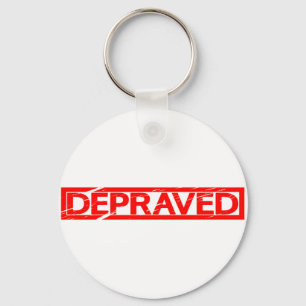 Depraved Stamp Key Ring