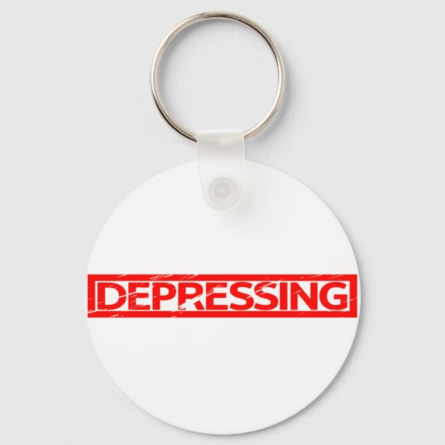 Depressing Stamp Key Ring (Front)