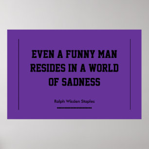 Depression and sadness poster