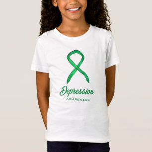 Depression Awareness Ribbon Custom Art Shirt