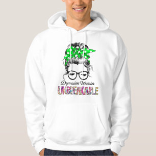 Depression Awareness Ribbon Support Gifts Hoodie