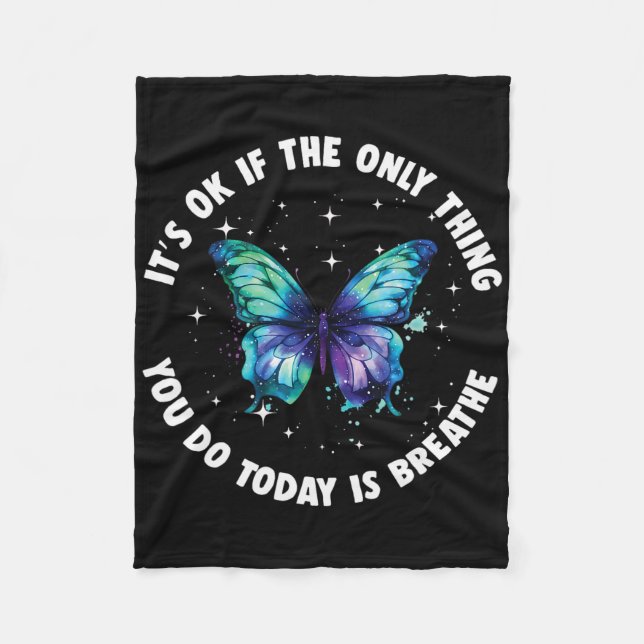 Depression Awareness Suicide Prevention 11  Fleece Blanket (Front)