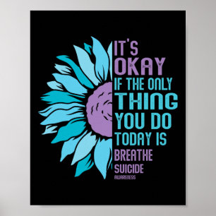 Depression Awareness Suicide Prevention 1 Poster