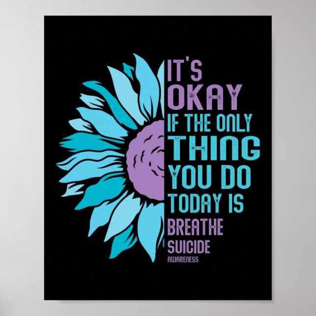 Depression Awareness Suicide Prevention 1  Poster (Front)